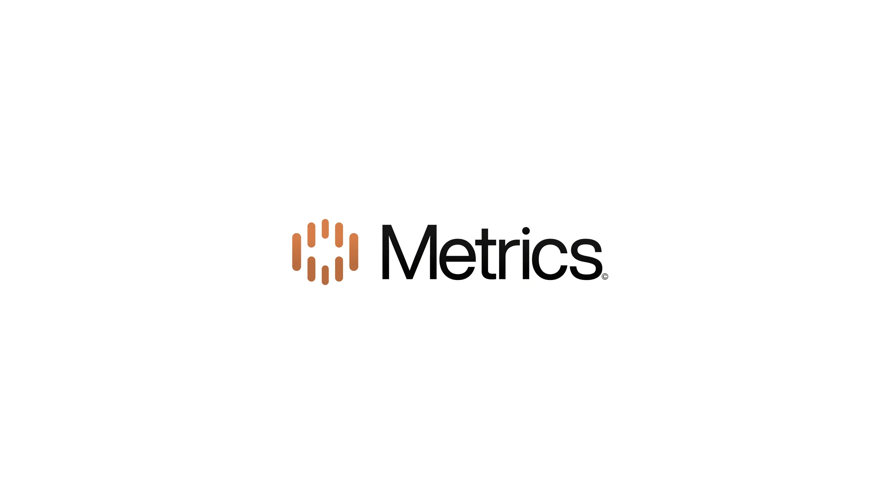Metrics logo and brand identity